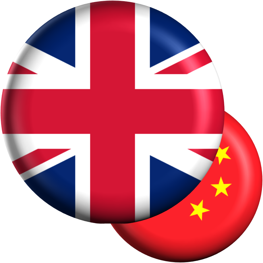 Uk / Chinese Flags